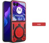Heavy Duty Protective Cover for Motorola Moto Razr 50 40 Ultra Razr Plus 2024 2023 Stand Holder Shockproof Case Funda Coque Capa