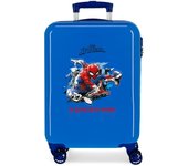 Marvel Spiderman Maleta De Cabina ABS Rígida Spiderman Geo Azul