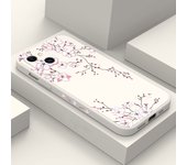 Plum Blossom Field Wind Phone Case For iPhone 15 Pro Max Case iPhone 14 13 12 11 Pro XS Max XR X 7 8 Plus 15 Soft Silicone Cover