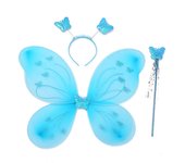 Kids Butterfly Headband Wings 1 Pc Girls Summer Photography Children Yellow Green Purple Pink Fairy Tale Props