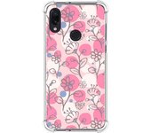 Funda Silicona Antigolpes para Xiaomi Redmi Note 7 diseño Flores 07 Dibujos
