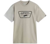 Camiseta de Manga Corta Vans Full Patch para hombre en color gris
