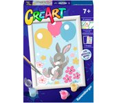 CreArt Kit Pintura - Conejo con Globos, Ravensburger, 23564