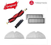 Original Roborock S5 Max / E4 / E5 / S45 Max / S6 MaxV Detachable Main Brush Silicon Side Brush Washable Filter Accessories