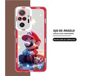 Super Bros Case for Redmi Note 11 Pro 12 Pro 10 Pro 9 9s 10s 11s 12s 5G Transparent Back Cover