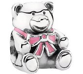 NEW Europeans Pink Original Charms Love Potion Murano Glass Heart Dangle Bead Fit 925 Sterling Silver Bracelet DIY Women Jewelry