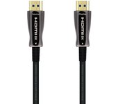 AISENS Cable HDMI V2.1 AOC Ultra Alta Velocidad / HEC 8k@60Hz 4k@120Hz 4:4:4 48Gbps, A/M-A/M, Negro,