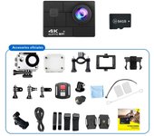 Ultra HD 4K/60fps 24MP DVR WiFi 2" 170D Underwater 30M Helmet Vedio Sport Anti-Shake Action Camera Outdoor Sport Cameras