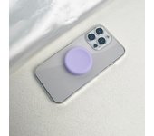 Macaron solid color silicone mobile phone Grip stand color silicone retractable desktop folding mobile phone stand