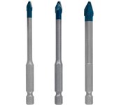 Set de 3 brocas expert hex-9 hardceramic medidas: 5, 6, 8mm 2608900595 bosch