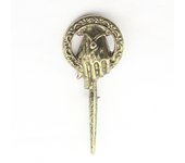 Movie Jewelry Hand Of The King Brooch Finger Fist Sign Power Pin Vintage Punk Fashion Movie Jewelry Men Women