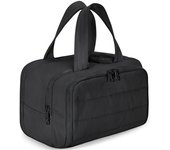 Bolsa de aseo ligera, grande, de apertura ancha, bolsa de cosméticos esponjosa, bolsa de almacenamiento, juego de artículos de aseo de viaje