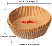 50/100Pcs Air Fryer Disposable Paper Non-Stick Airfryer Baking Papers Round Air-Fryer Paper Liners Paper Kitchen Accessories