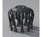 20Massage Heads Orange Scalp Head Massager Red Light Vibrator Octopus Scratcher For Relaxation Stress Migraine