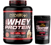 King Nutrition 100% Whey Protein 2kg + Creatina monohidratada 300gr mejora tu rendimiento y aumenta la masa muscular*
