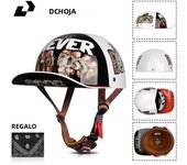 Motorcycle Helmet Electric Vehicle Riding Locomotive for Harley Retro Half Helmet Four Seasons Universal Helmet Helmet