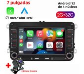 7inch 2 Din Car Radio Android 12 For VW Golf 5 6 Touran Passat B6 Jetta MK6 Autoradio Multimedia Player Car intelligent systems