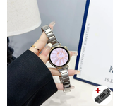 18mm 20 22mm Slim Bracelet for Huawei Watch GT4 41mm Women Strap Stainless Steel Band for Samsung Galaxy 4 6 5pro 40 44mm Correa