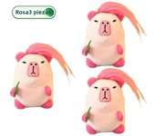 1-20PCS Kawaii Keychain Plush Pendant Explosive Kapybara Plush Pendant Keychain Toys Bag Pendant Doll Car Decoration Doll