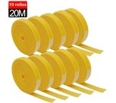 20/2m Nylon Plant Ties Resealable Cable Ties Self Adhesive Plant Fastener Tape For Support Grape Vines Tomato Garden Tooll