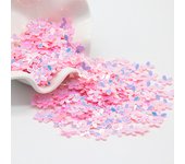 Sequin Matte White Color 10mm Cup Five Finger Flower Sequins Paillettes Sewing Wedding Craft Women Garments Accessories 10g/lot