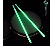 5A Luminous Drum Stick Blue Green Pink White Fluorescent Nylon Drumsticks Glow In The Dark 1 Pair Musical Instruments