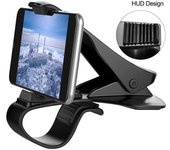 Soporte Universal para teléfono de coche, soporte powerful portátil para salpicadero, Clip para fundas para iPhone 6 7 8 X Huawei Samsu