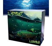 L'Advent'Lures 2024, Calendario de Adviento de Pesca 2024, Calendario de Adviento de Señuelos de Pesca, Señuelos de Pesca para Amantes de la Pesca Adultos Hombres Adolescentes Novio Hermano