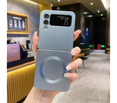 Magnetic Wireless Charge Magsafe Case for Samsung Galaxy Z Flip6 Flip5 Flip4 3 5g Matte Silicone Back Cover Zflip Flip 6 5 4 3