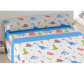 Juego de sábanas infantiles para cama de 90cm y 105cm - 4 modelos: Astronauta, Unicornio, Sirena, Dinosaurios - 50% Poliéster 50% Algodón - Divertidos diseños temáticos y gran calidad - Kimbatex Textil Hogar Tienda