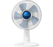 Rowenta Turbo Silence Extreme+ ventilador de mesa, ventilador silencioso y potente de mesa, 4 velocidades, modo noche, modo Turbo Boost, oscilación automática, VU2730F0