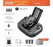 S128 Mini Drone 4K HD Camera Three-sided Obstacle Avoidance Fixed Height Professional Foldable Quadcopter Helicopter Toys
