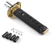 Universal 150MM/200MM/260MM JDM Katana Samurai Sword Shift Knob Shifter With Adapters Gear Shift knob