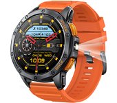 Reloj inteligente con Bluetooth, llamadas, posicionamiento, brújula, linterna, frecuencia cardíaca, resistente al agua