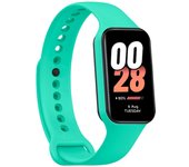 Ociodual Correa de Recambio Compatible con Xiaomi Smart Band 8 Active/Redmi Smart Band 2, de color Turquesa, Pulsera de Repuesto de Silicona Suave Flexible Sport Goma Transpirable