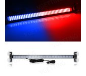 Car Emergency Grill Warning Lamp 80 LED Strobe Police Lights Red Blue Windshield Auto Bar Traffic Advisor Flashlight 12V 24V