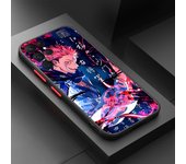 Jujutsu Kaisen Anime For Samsung S23 S22 S21 S20 FE S10 S9 Note 20 10 Ultra Lite Pro Plus Frosted Translucent Phone Case