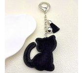Fashion Chihuahua Dog Crystal Keychain Bag Accessories for Women Gold Color Keyring Jewelry llaveros para mujer K2502S01