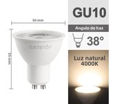 6pcs Foco GU10 Spot Hight Quality LED Bulb No Fliker 5W 6W 7W 8W 9W GU10 AC220V 110V Replace 50w Halogen Lamp for Home Lighting