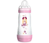 MAM EASY START BIBERÓN ANTICOLICO ROSA +4M 320 ML.