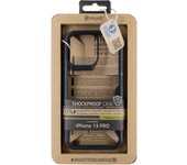 Funda muvit shockproof 2m para apple iphone 13 pro transparente - negra