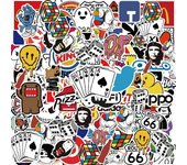 10/30/50/100PCS Cool Fashion Brand Logo Stickers Aesthetic Skateboard Laptop Motorcycle Car Scrapbooking Graffiti Sticker Decal
