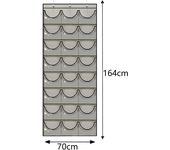 Hat Storage Holder Organizer 24 Clear Pockets Protect Hat Rack Door Hanging Holder Hanger Storage Rack for Baseball Caps Bedroom