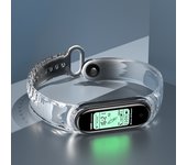 Silicone Strap For Xiaomi Mi Band 6 5 4 3 Transparent Change Color Light Wrist Bands Bracelet For Miband5 6 Sports Waterproof