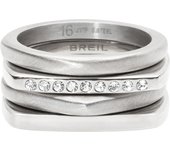 BREIL Colección NEW TETRA, Mujer en Acero, Ideas de Regalos para Mujer