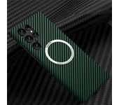 Carbon Fiber Magnetic Macsafe Case for Magsafe Samsung S22 S24 Ultra S21 S23 Plus S22ultra S22Plus Mac Safe Cover Accessories