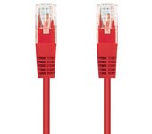 CABLEPELADO - Cable de Red UTP CAT6a - Cable Ethernet - cable trenzado - RJ45 - compatible PC, PS4, PS5, Xbox, Smart TV, server - rojo - 50 cm