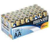 Caja 32 Pilas Maxell LR6 AA