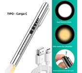 USB Rechargeable Medical Handy Pen Light Mini Nursing Flashlight LED Torch Lamp With Stainless Steel Clip Pocket Led Flashlight