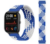 20mm 22mm Braided solo loop For Amazfit GTS/2/2e/GTS2 Mini/GTR 42mm/47mm/GTR2/2e/stratos 2/3 Bracelet Watch Amazfit bip strap
